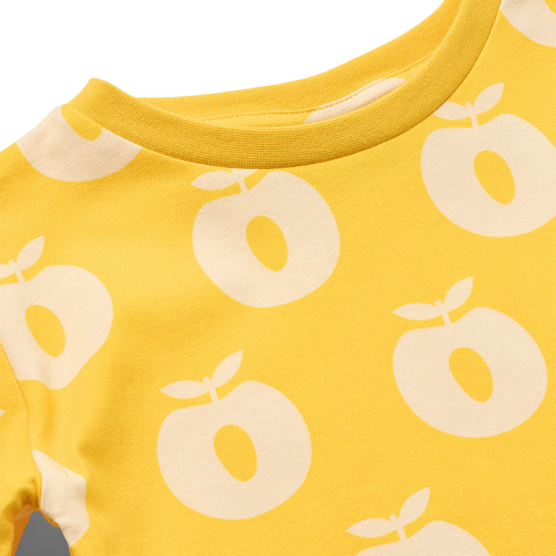 [Smafolk] Jubilee Nightwear Set With Apple - Empire Yellow