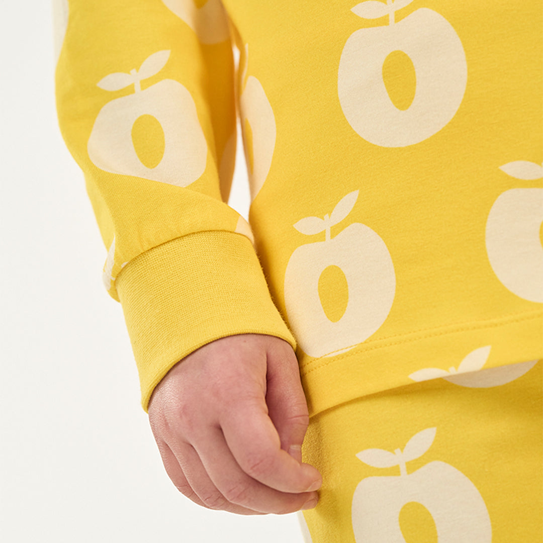 [Smafolk] Jubilee Nightwear Set With Apple - Empire Yellow