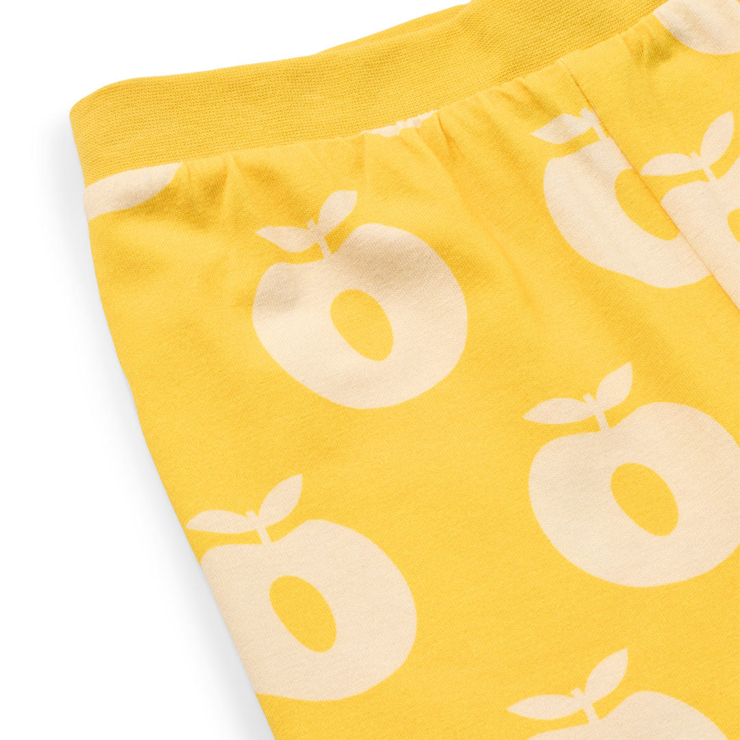 [Smafolk] Jubilee Nightwear Set With Apple - Empire Yellow