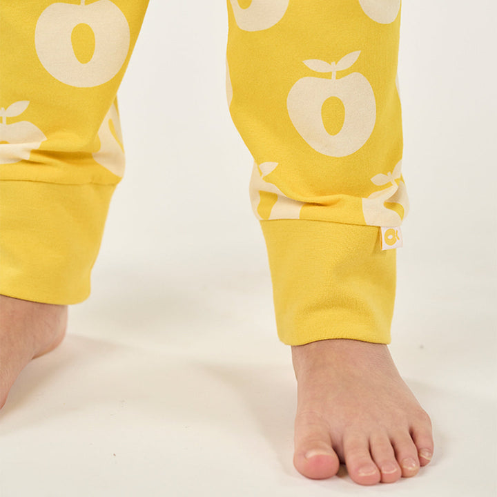 [Smafolk] Jubilee Nightwear Set With Apple - Empire Yellow