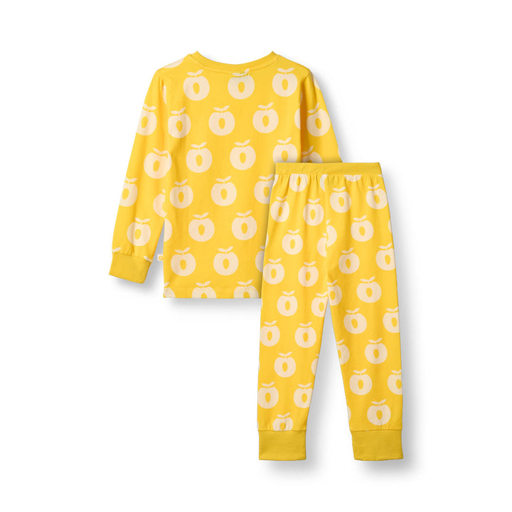 [Smafolk] Jubilee Nightwear Set With Apple - Empire Yellow