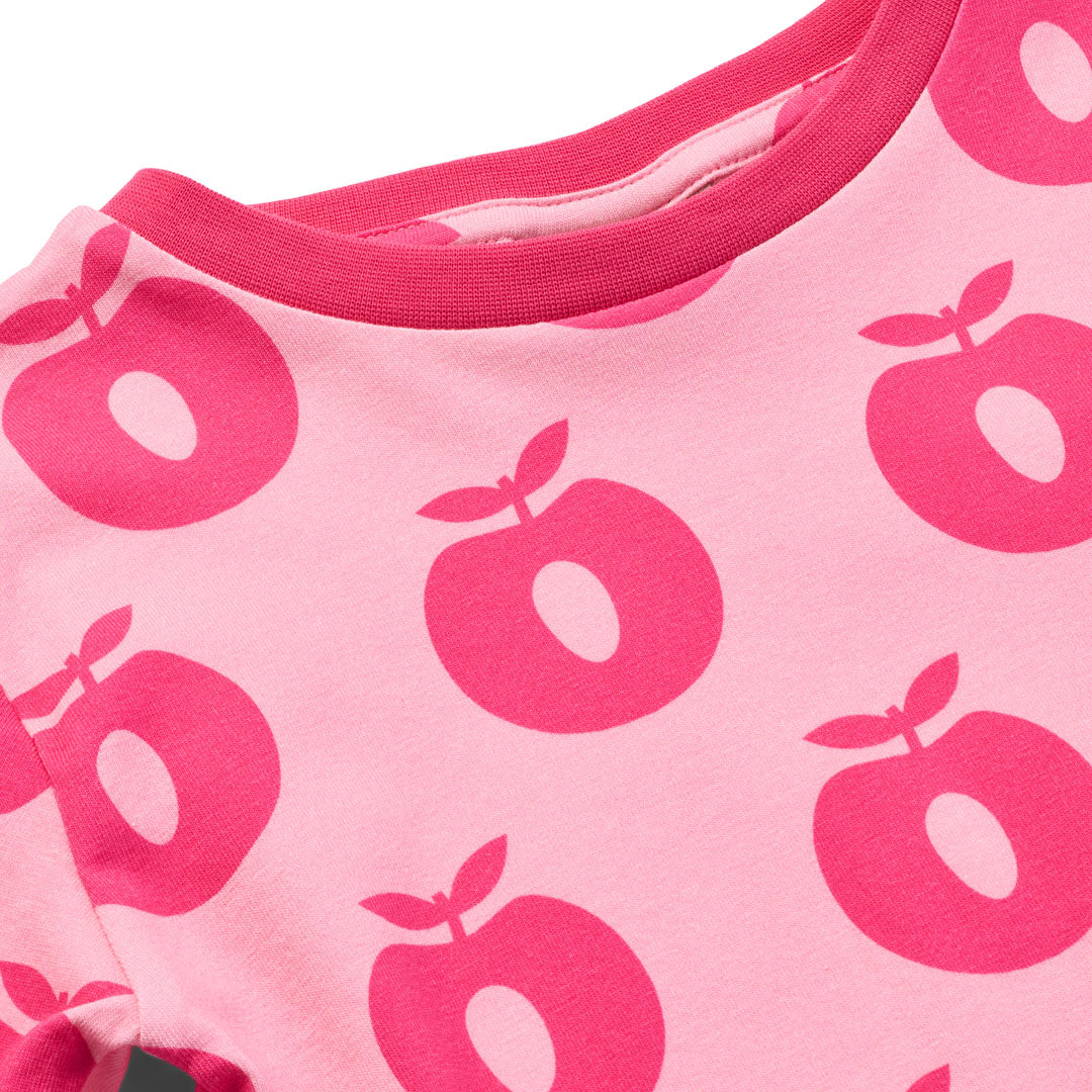 [Smafolk] Jubilee Nightwear Set With Apple - Pink Lilac