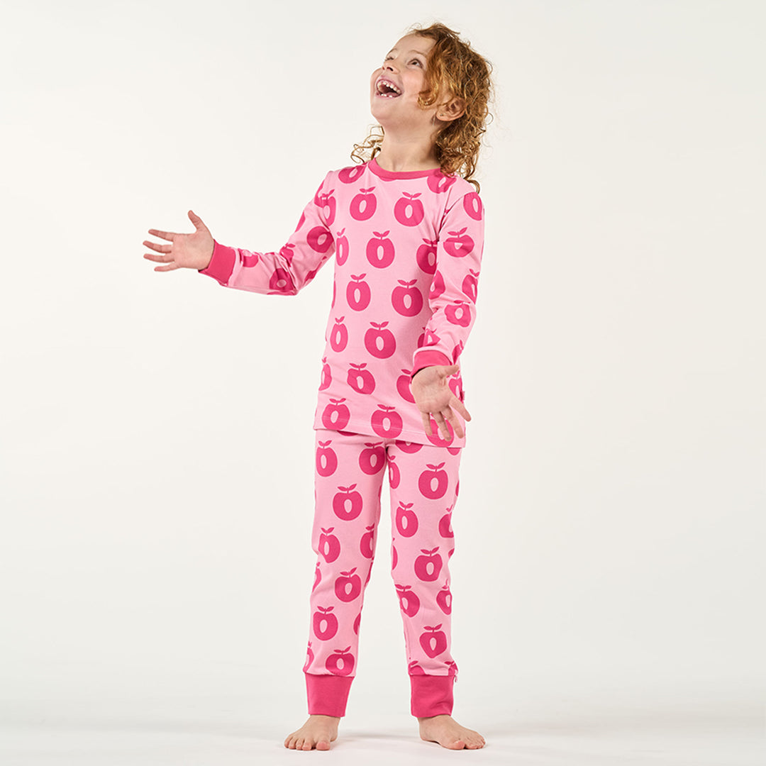 [Smafolk] Jubilee Nightwear Set With Apple - Pink Lilac