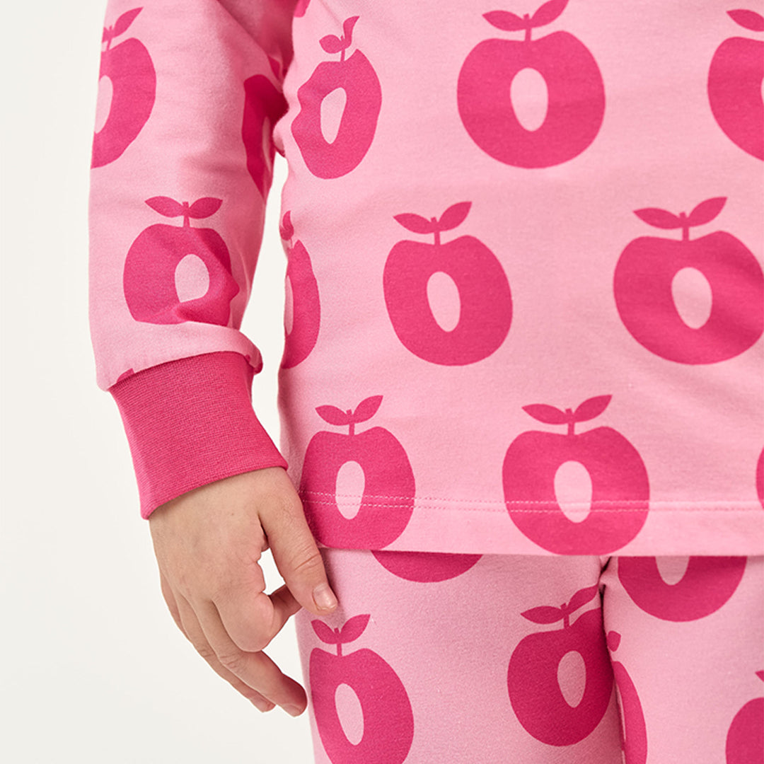 [Smafolk] Jubilee Nightwear Set With Apple - Pink Lilac