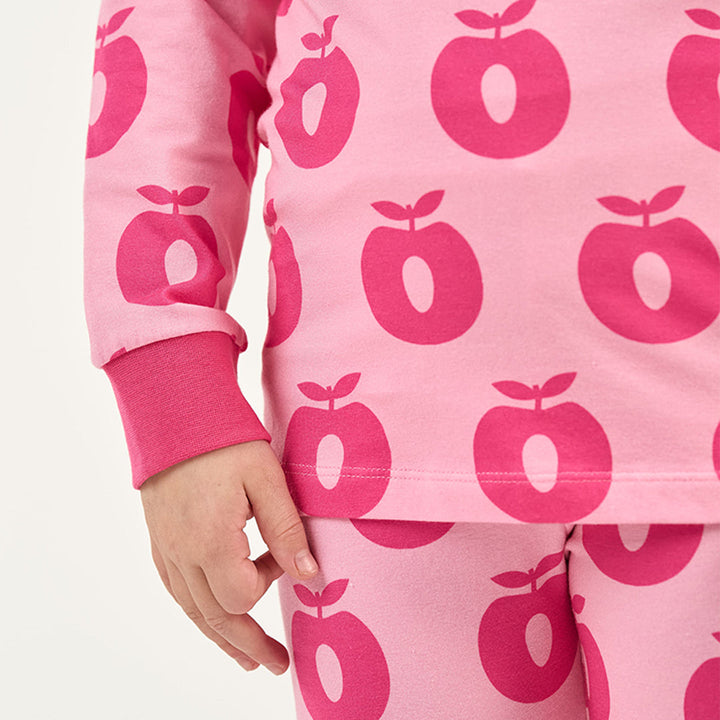 [Smafolk] Jubilee Nightwear Set With Apple - Pink Lilac
