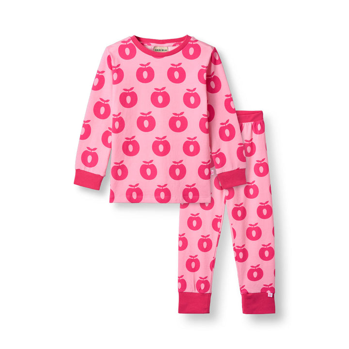 [Smafolk] Jubilee Nightwear Set With Apple - Pink Lilac