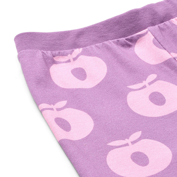 [Smafolk] Jubilee Nightwear Set With Apple - Purple iris
