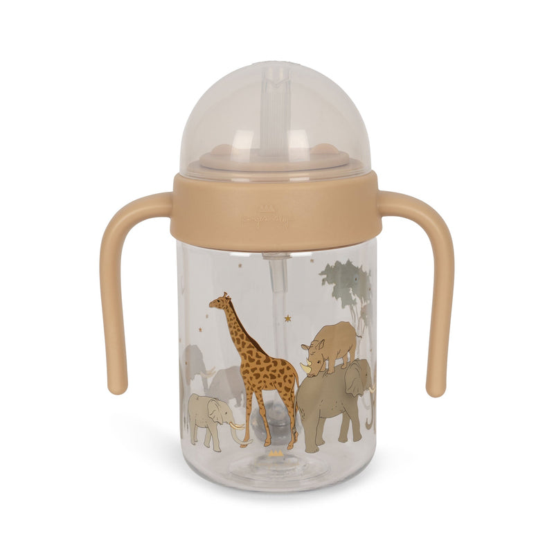 [Konges slojd] Babyflasche mit Griff - Safari