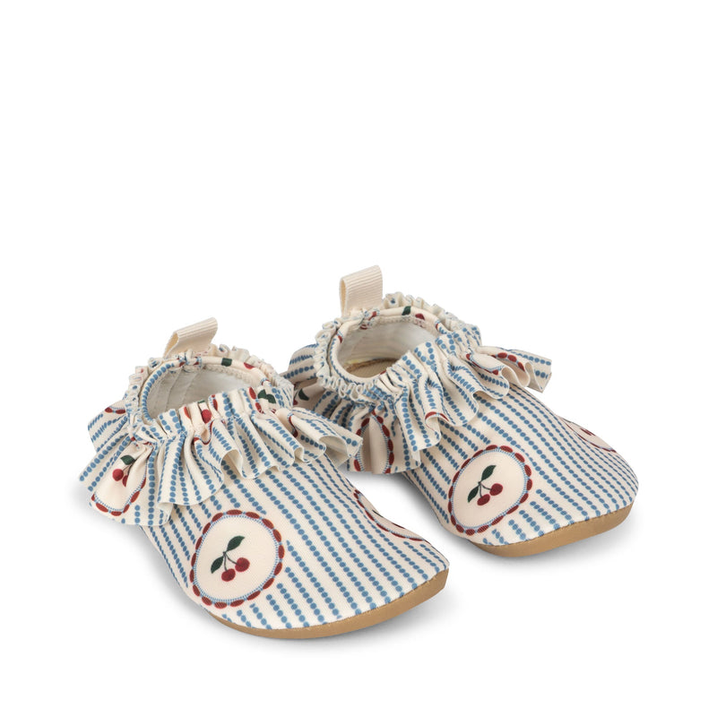 [Konges slojd] Cale Schwimmschuhe - Cherry Stripe