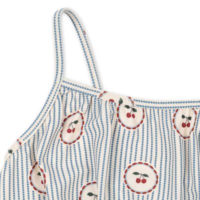 [Konges slojd] Cale Swimsuit - Cherry Stripe