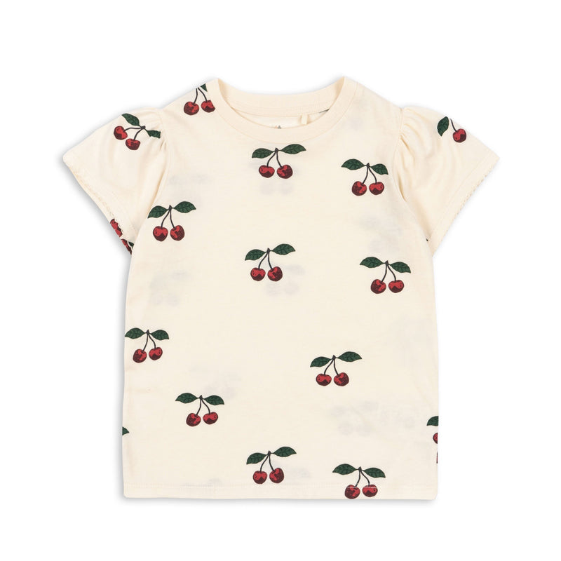 [Konges slojd] Famo Puff Tee GOTS - Ma Grande Cerise 