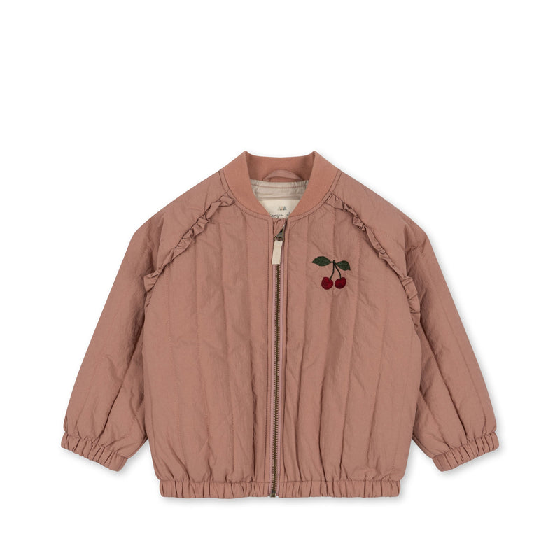 [Konges slojd] Juno Frill Bomber Jacket -Cameo Brown