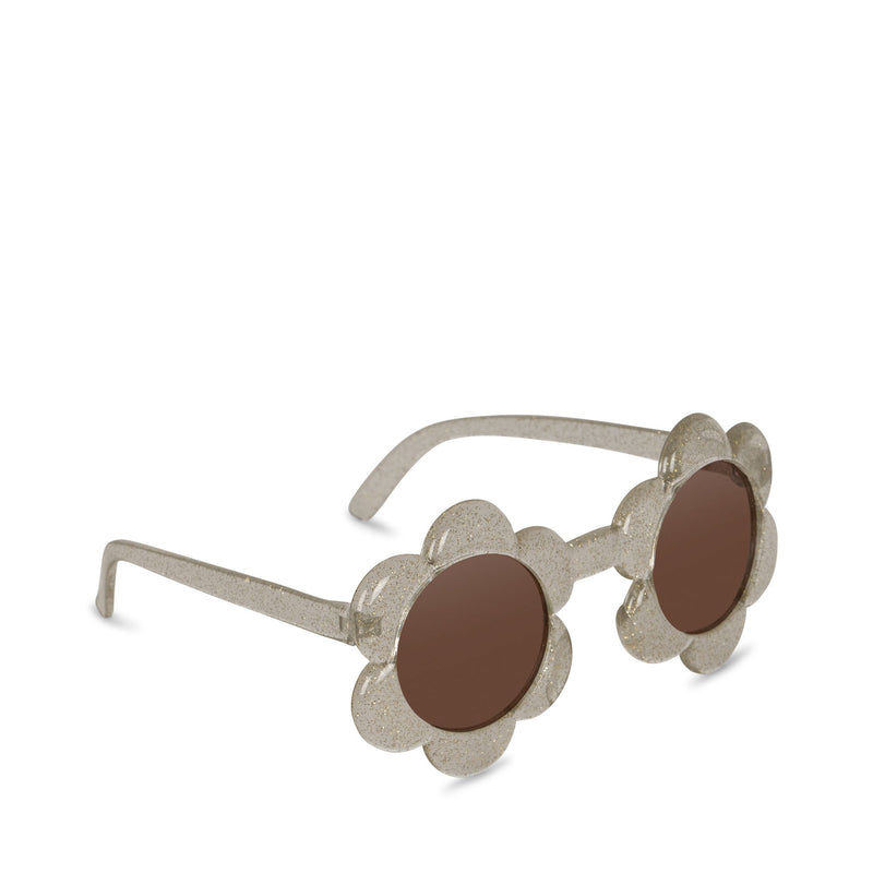 [Konges Sloejd] Sonnenbrille Junior Flower – Glitzer