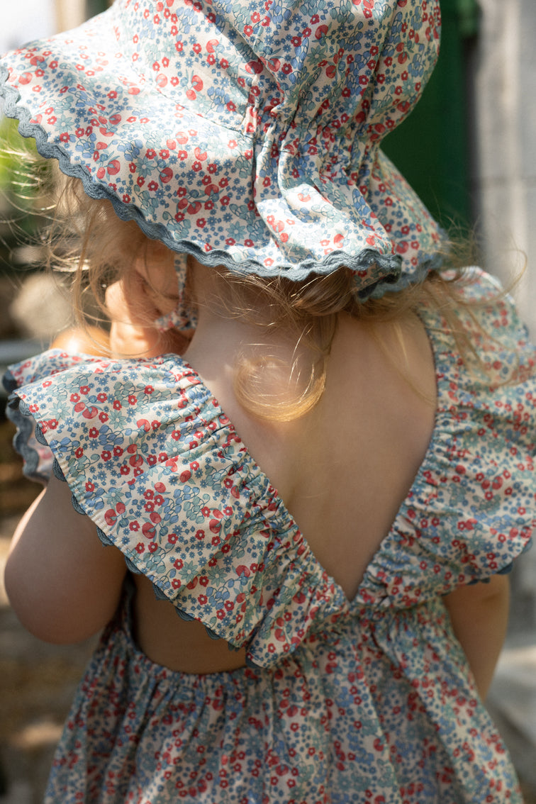 [Konges slojd] Verbena Sun Hat - Bibi Blue