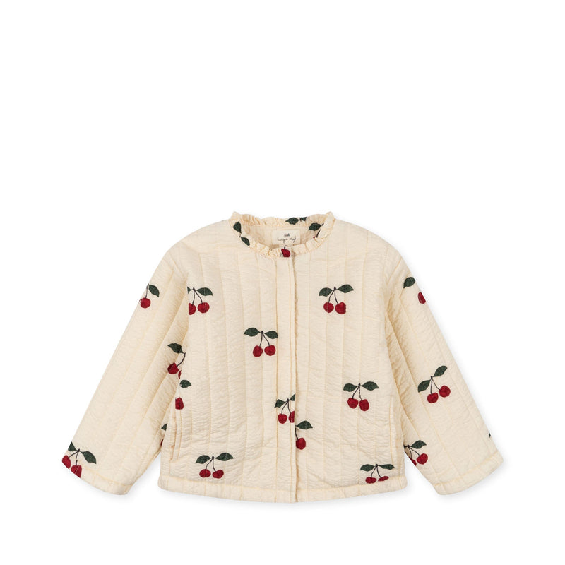 [Konges slojd] Lunella Quilted Jacket - Mon Grand Cherry