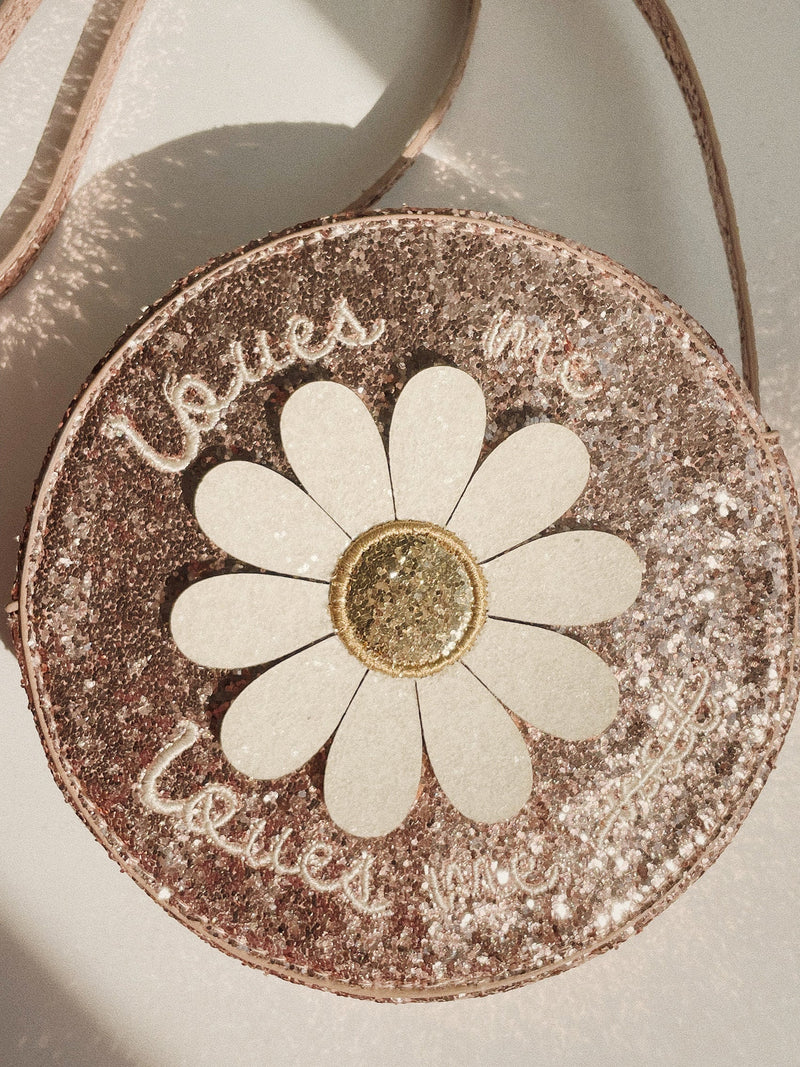 [Konges slojd] Daisy Umhängetasche – Cameo Rose Glitter