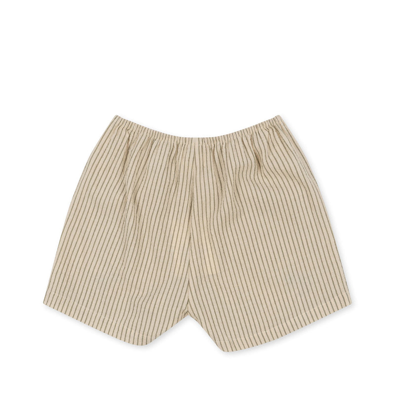 [Konges slojd] Ellie Frill Shorts GOTS - Tea Stripe