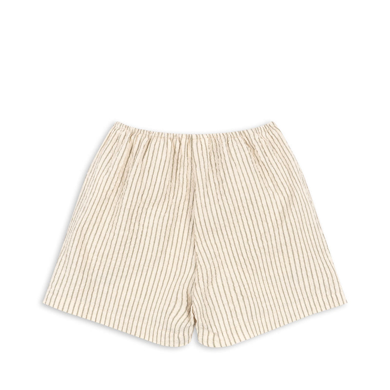 [Konges slojd] Ellie Frill Shorts GOTS - Tea Stripe