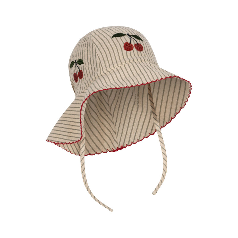 [Konges slojd] Ellie Sun Hat – Tea Stripe