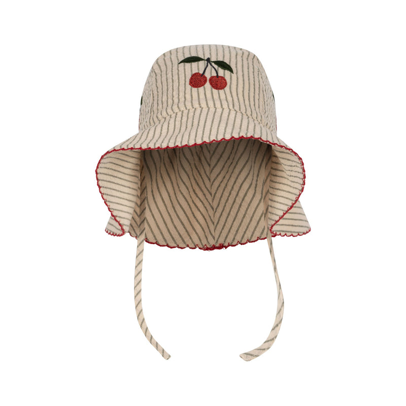 [Konges slojd] Ellie Sun Hat – Tea Stripe