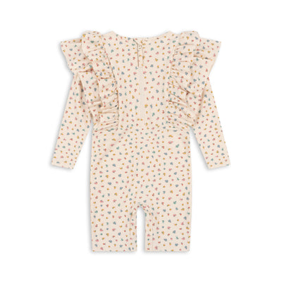 [Konges slojd] Manuca Frill Onesie – Bloomie Sprinkle