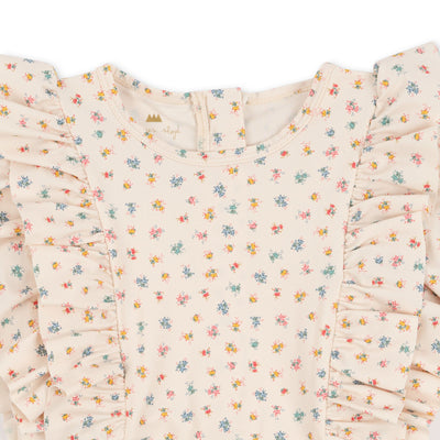 [Konges slojd] Manuca Frill Onesie – Bloomie Sprinkle