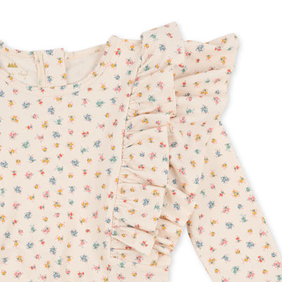 [Konges slojd] Manuca Frill Onesie - Bloomie Sprinkle