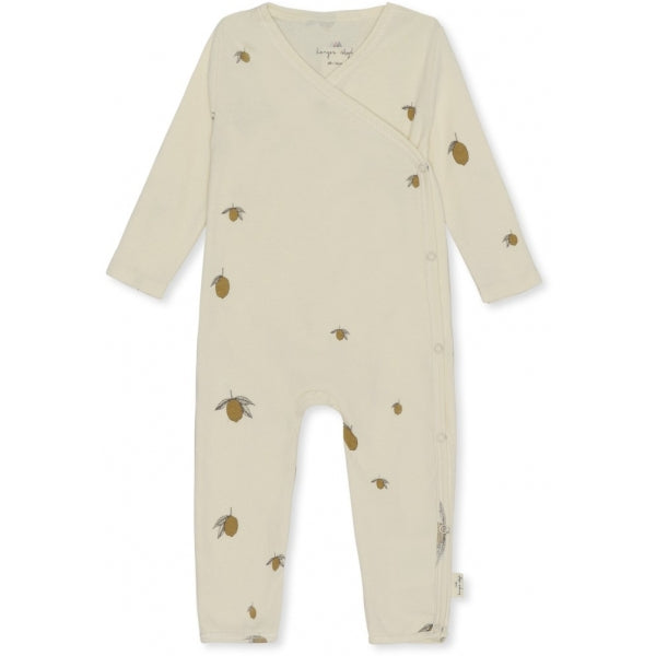 [Konges slojd] Neugeborenes Onesie Gots – Zitrone