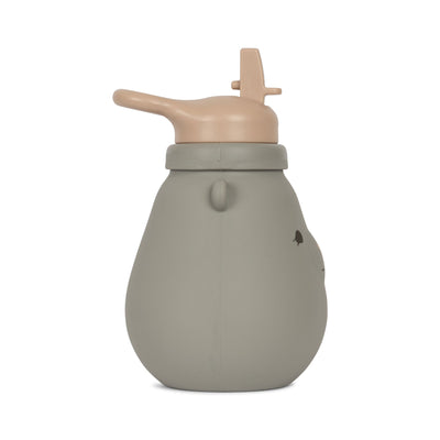 konges sløjd silicone drinking bottle teddy  whale