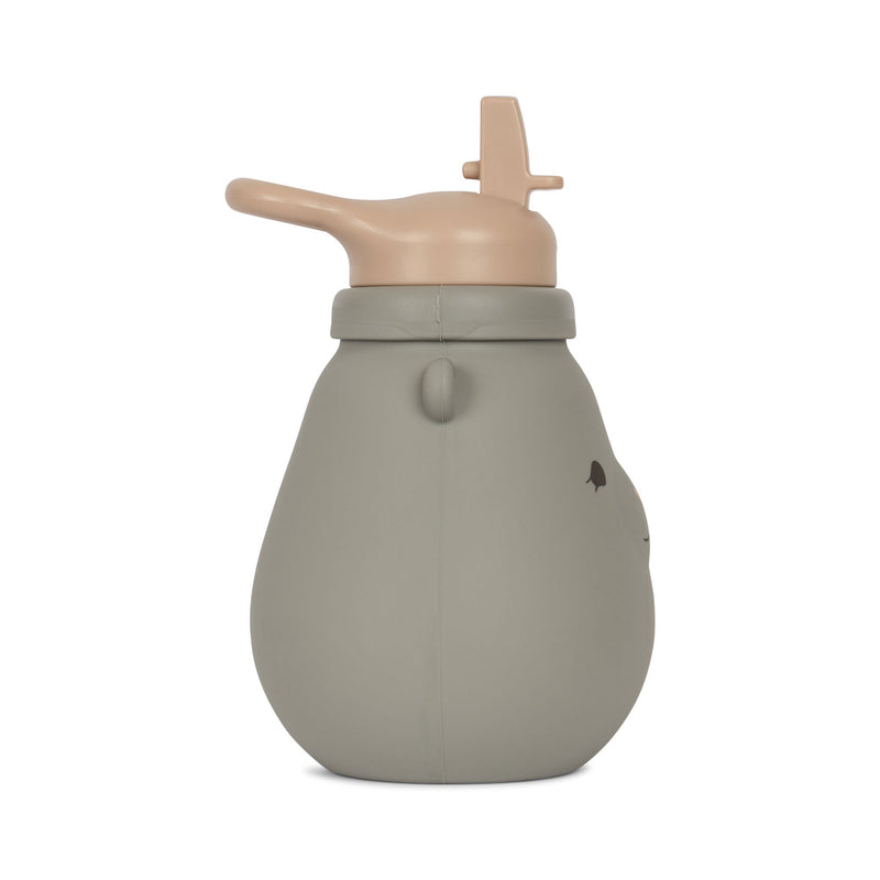 konges sløjd silicone drinking bottle teddy  whale