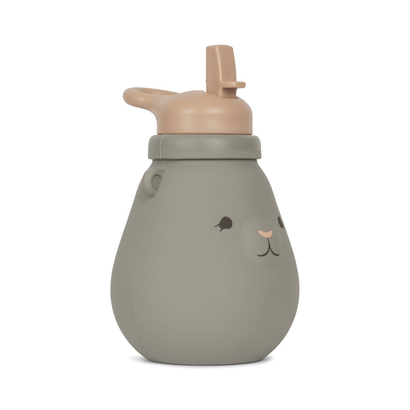 konges sløjd silicone drinking bottle teddy  whale