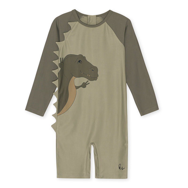 [Konges slojd] Aster Onesie – Dino Overland Trek