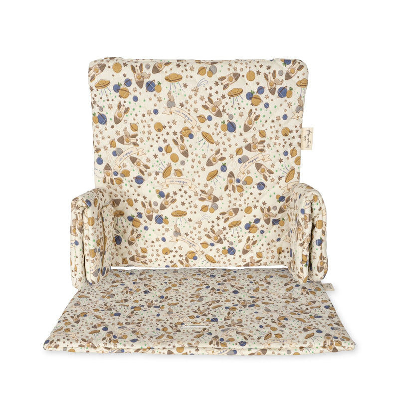 Konges sløjd high chair cushion - CIEL MAGIQUE BLEU