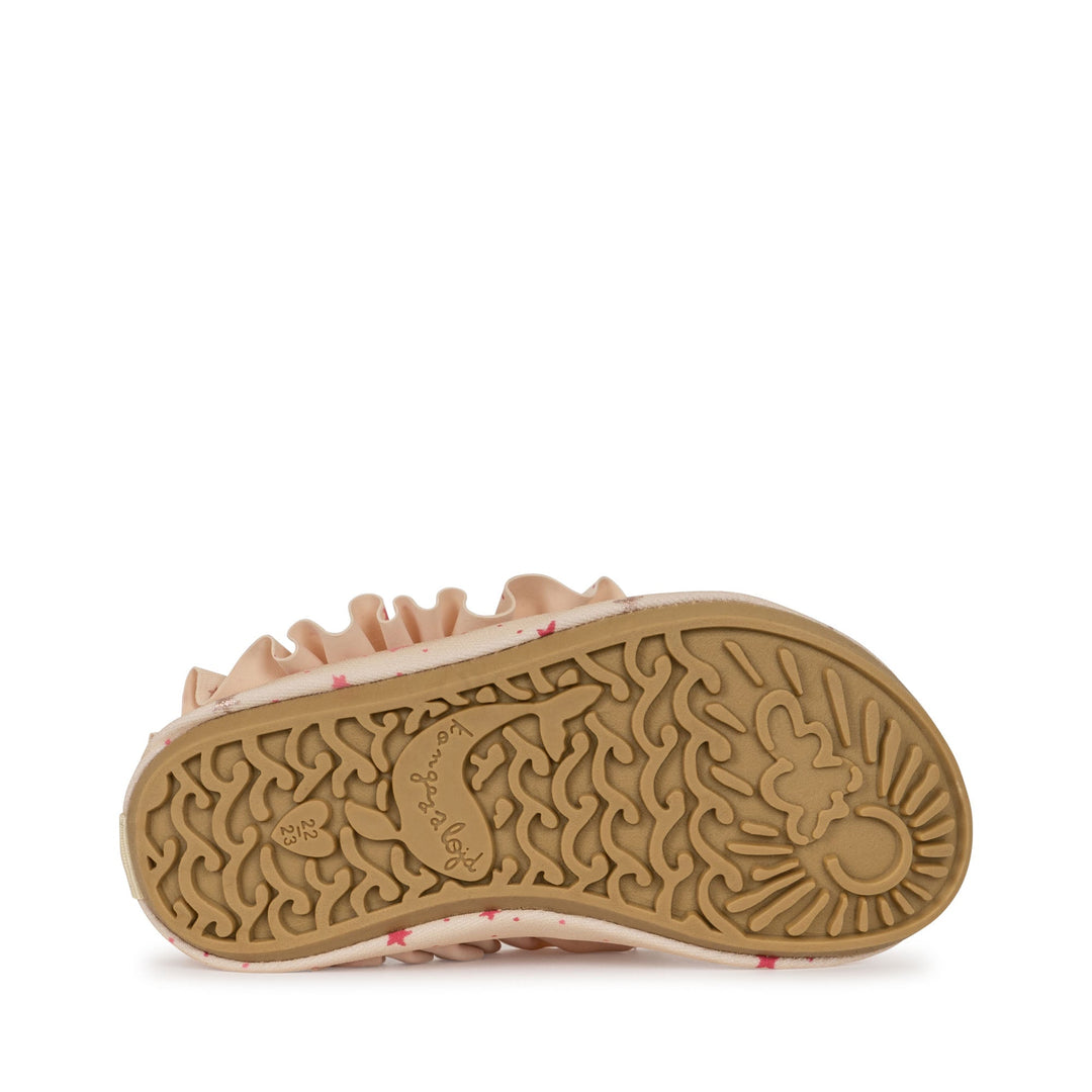 Konges Slojd Frill Badeschuhe Etoile Pink Sparkle 