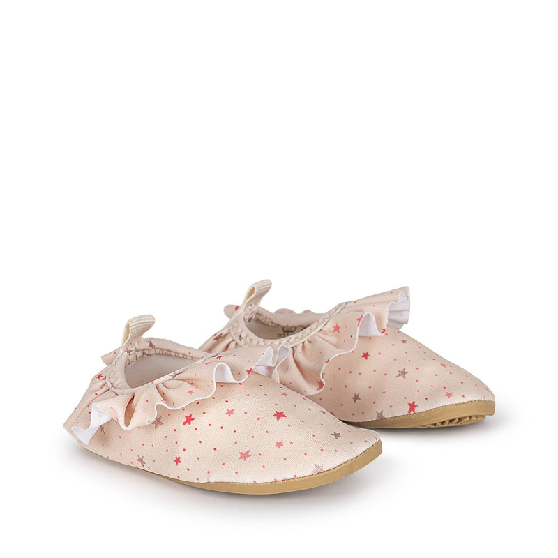 Konges Slojd Frill Badeschuhe Etoile Pink Sparkle 