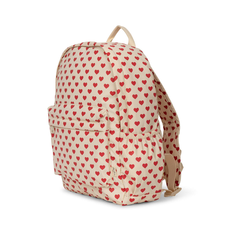 [Konges slojd] Rainy Kids Backpack Midi - Coeur Rouge