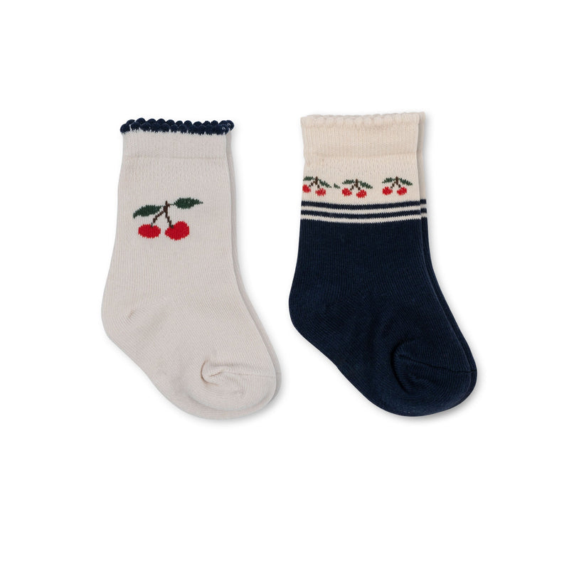 [Konges slojd] 2er-Pack Kirschsocken