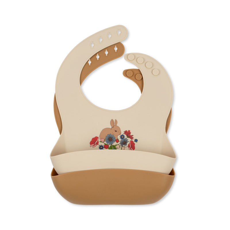 [Konges slojd]  2Pack Silicone Bib - Bunny Tokki