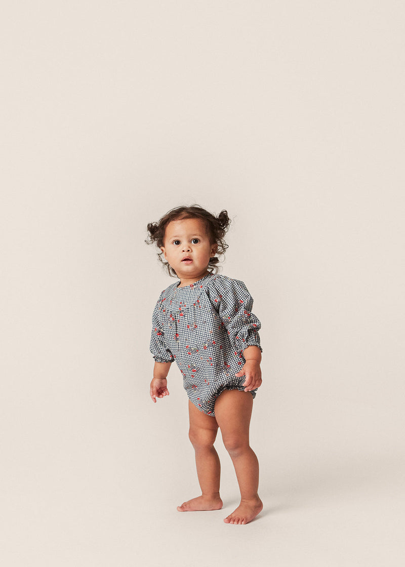 [Konges slojd] Bibi Romper – Blossom Check