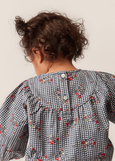 [Konges slojd] Bibi Romper – Blossom Check