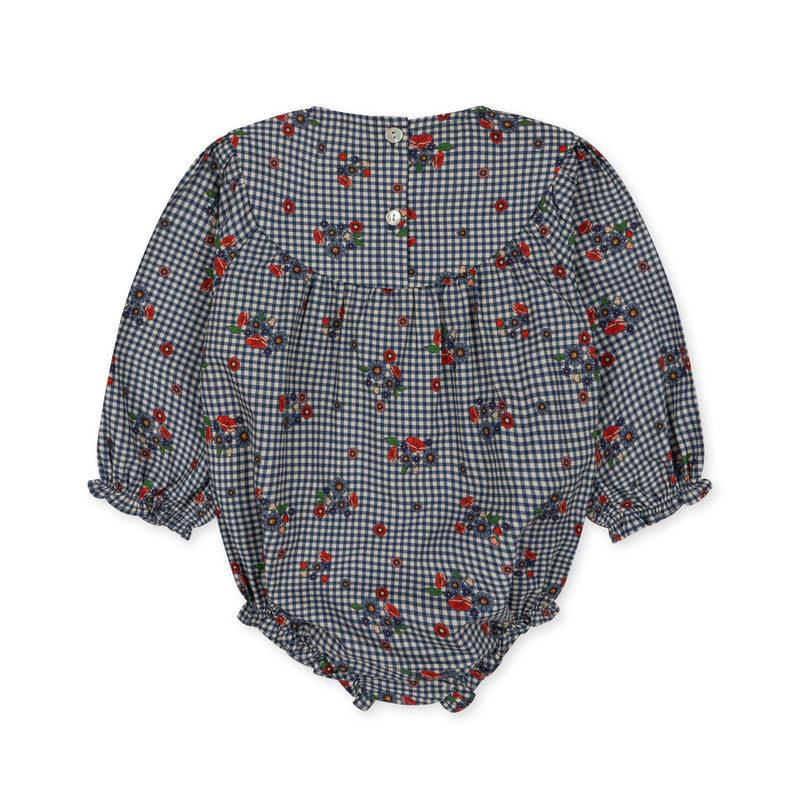 [Konges slojd] Bibi Romper – Blossom Check