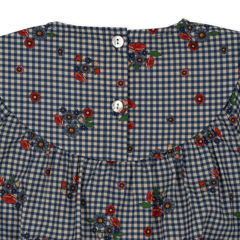 [Konges slojd] Bibi Romper – Blossom Check