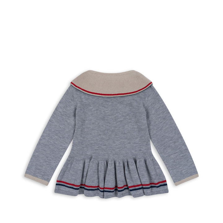 [Konges slojd] Maxime Strickkragenbluse – Herzstreifen