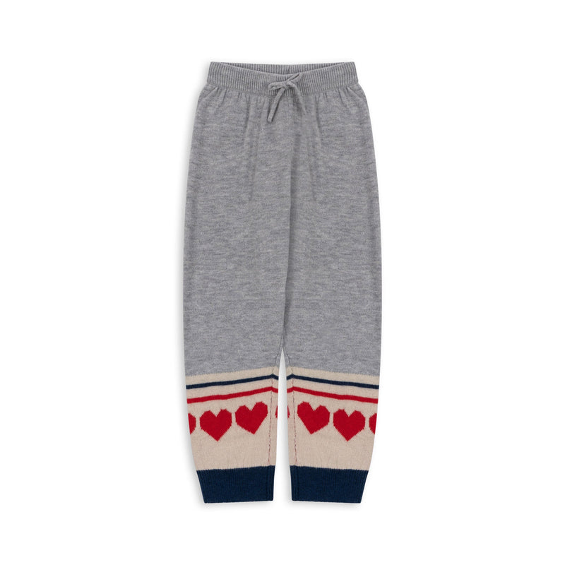 [Konges slojd] Maxime Knit Pants - Heart Stripe