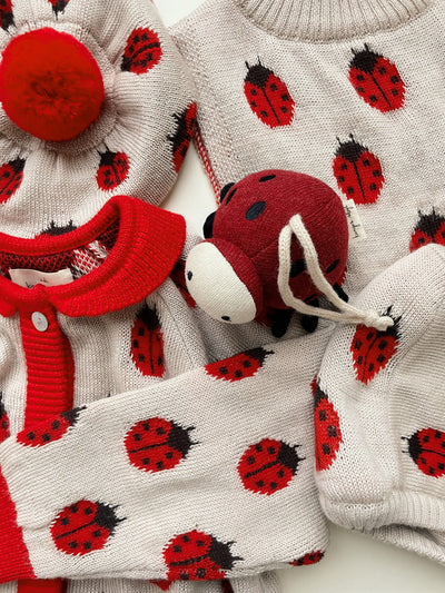 [Konges slojd] belou cardigan - ladybug