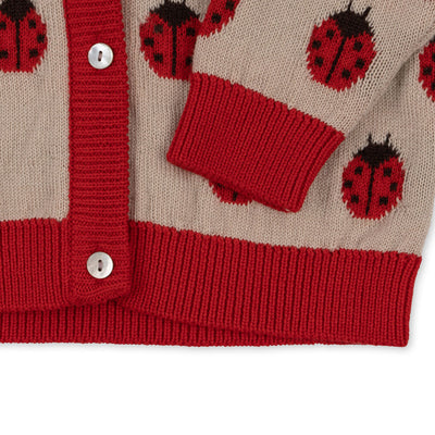 [Konges slojd] belou cardigan - ladybug