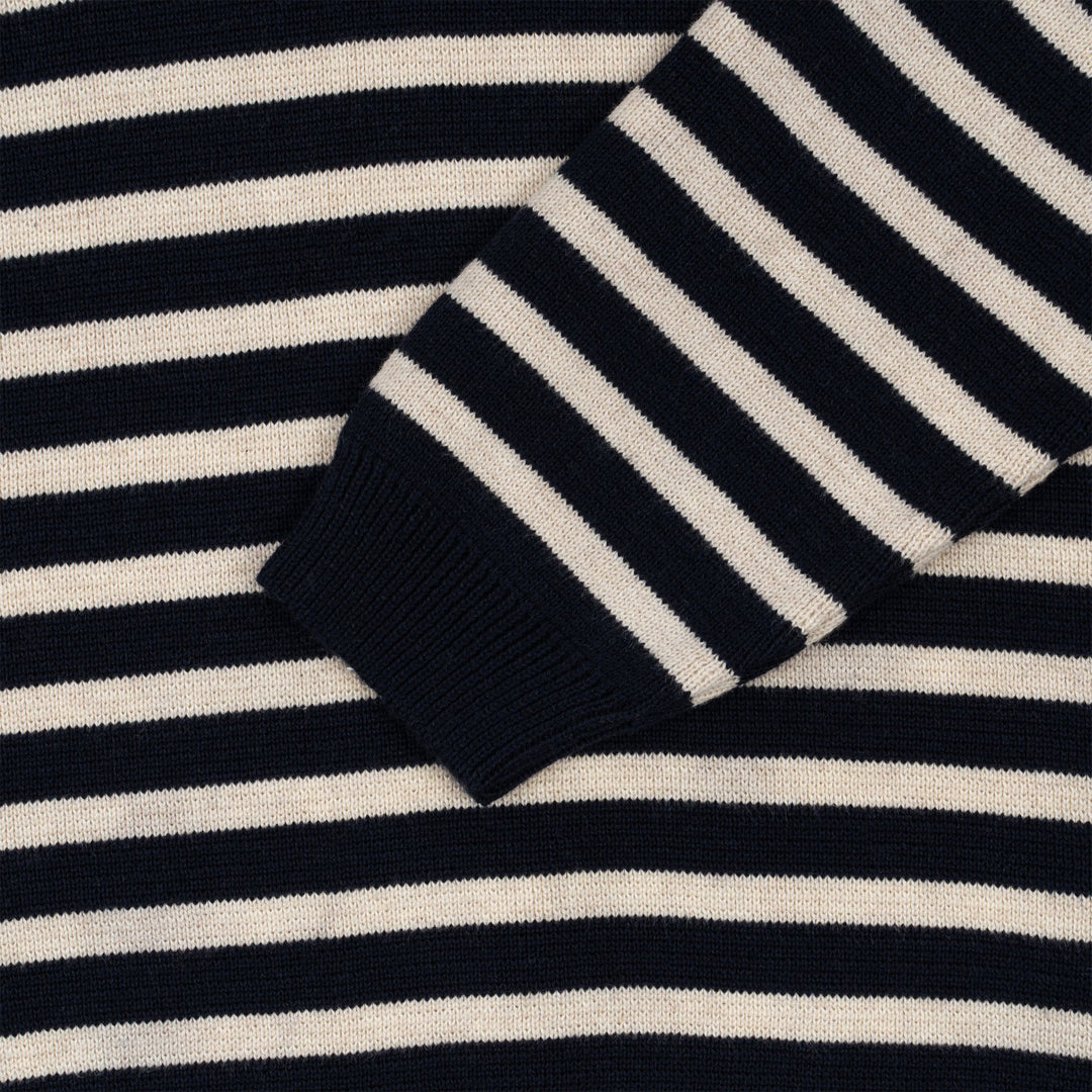 [Konges slojd] Seala Strickbluse – Blau gestreift