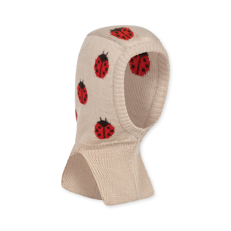 [Konges slojd] Belou Knit Balaclava - Ladybug