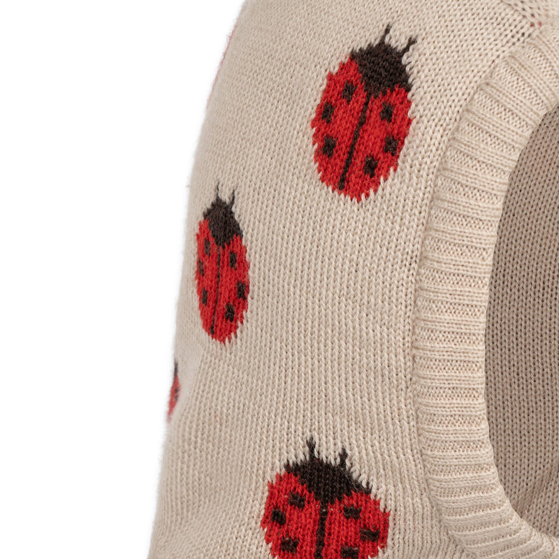 [Konges slojd] Belou Knit Balaclava - Ladybug