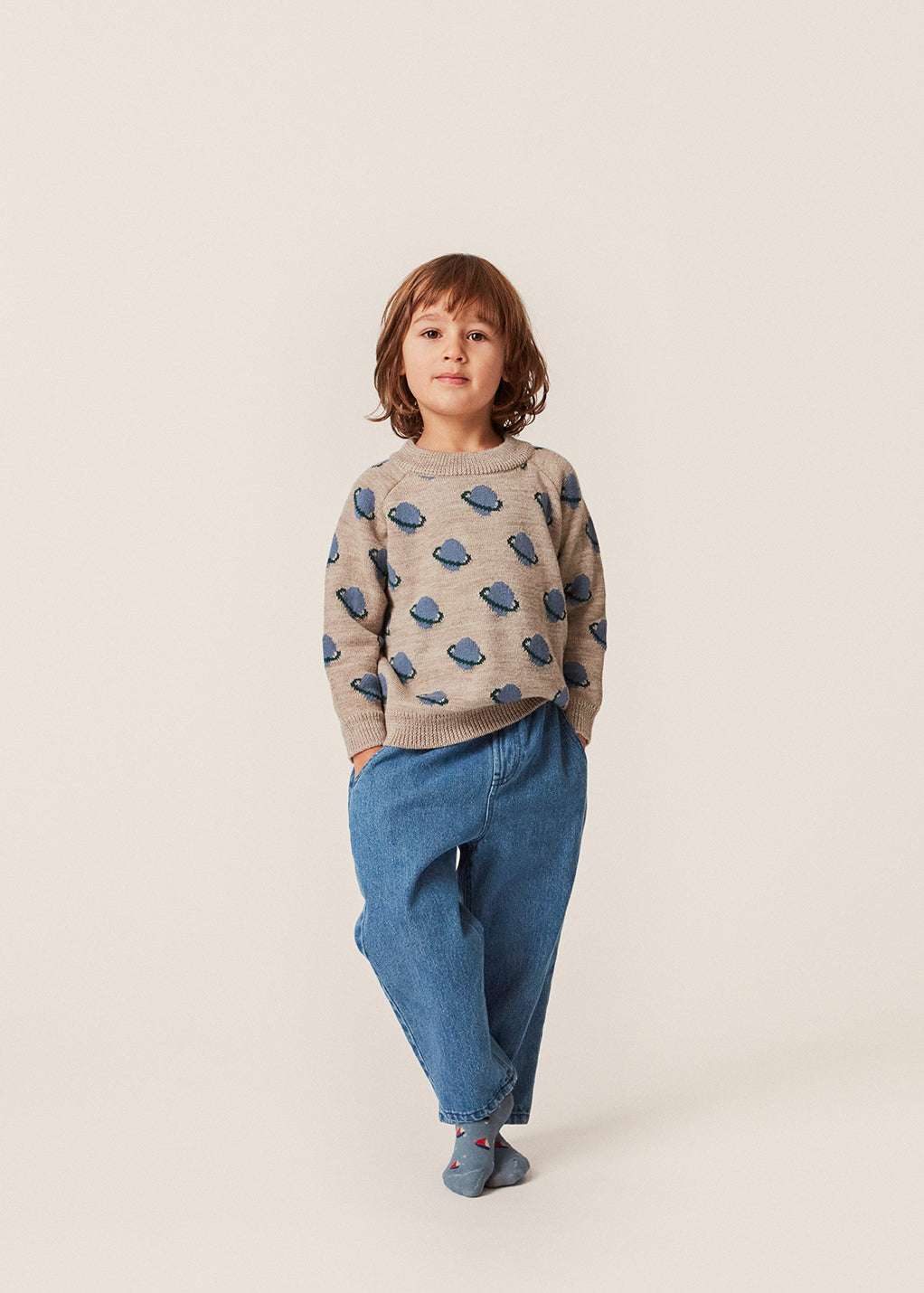 [Konges slojd] Belou Strickbluse - Planet